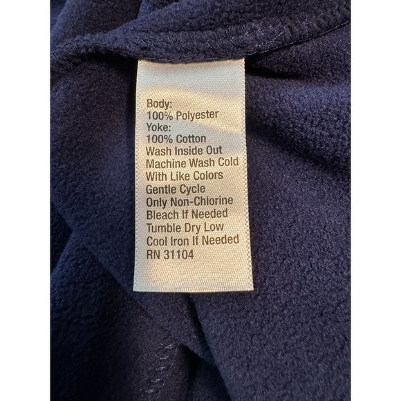 Crown and Ivy Navy Blue with Plaid 1/4 Zip Sweater Women Size 2X - Picture 7 of 16